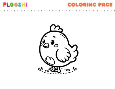 Free printable Chicken coloring page for kids