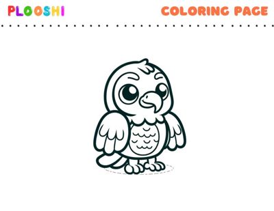 Free printable Eagle coloring page for kids