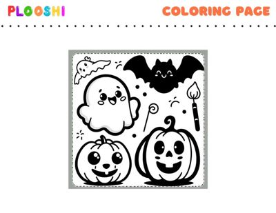 Free printable Halloween coloring page for kids