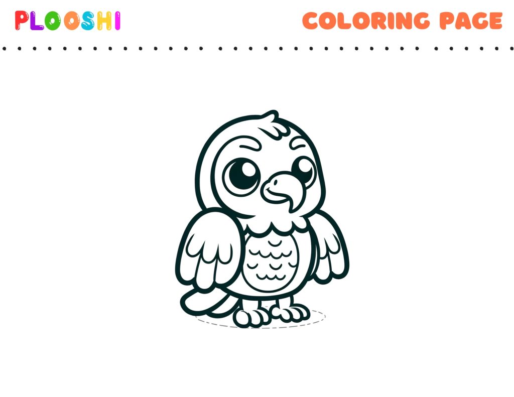 Free Eagle Coloring Page