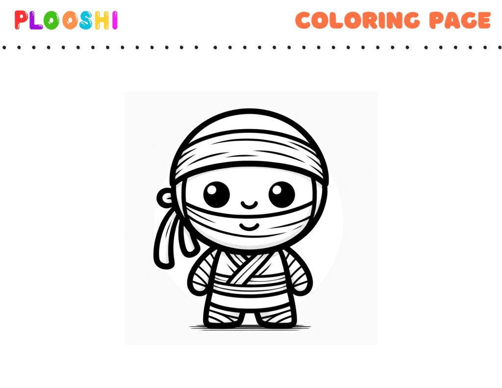 Free printable Ninja coloring page for kids