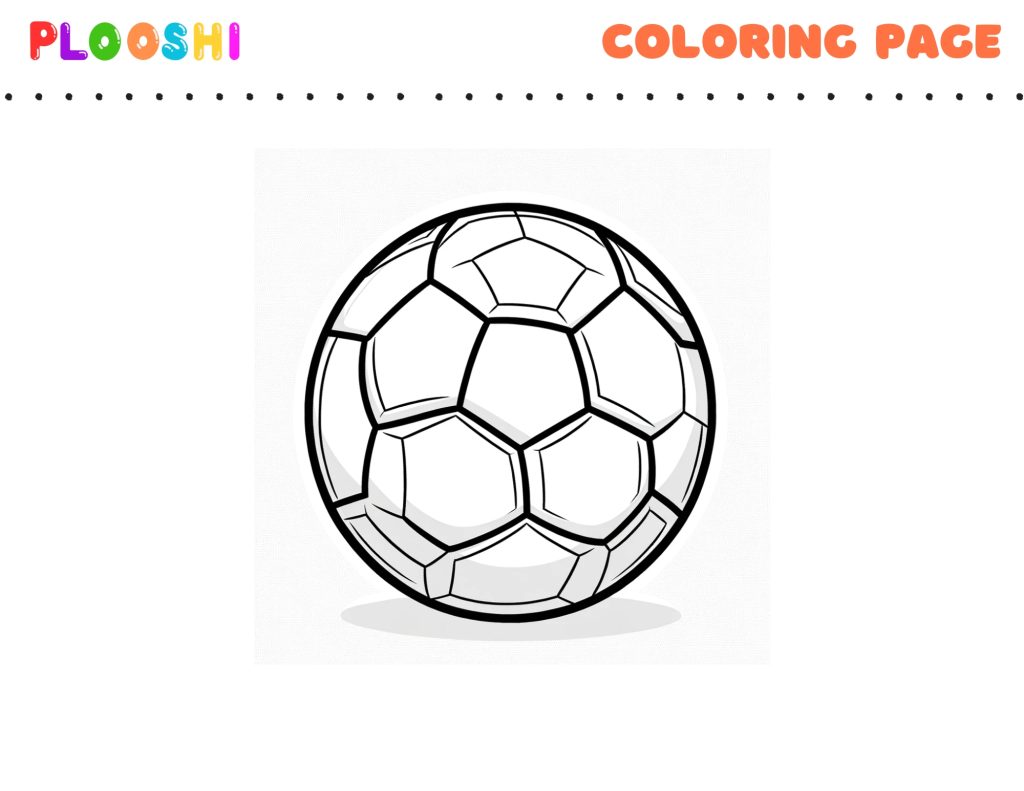 Free Soccer Coloring Page